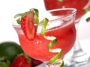 Strawberry daiquiri 2 Cocktails met alcohol